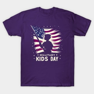 Courageous Purple Heart military kids T-Shirt